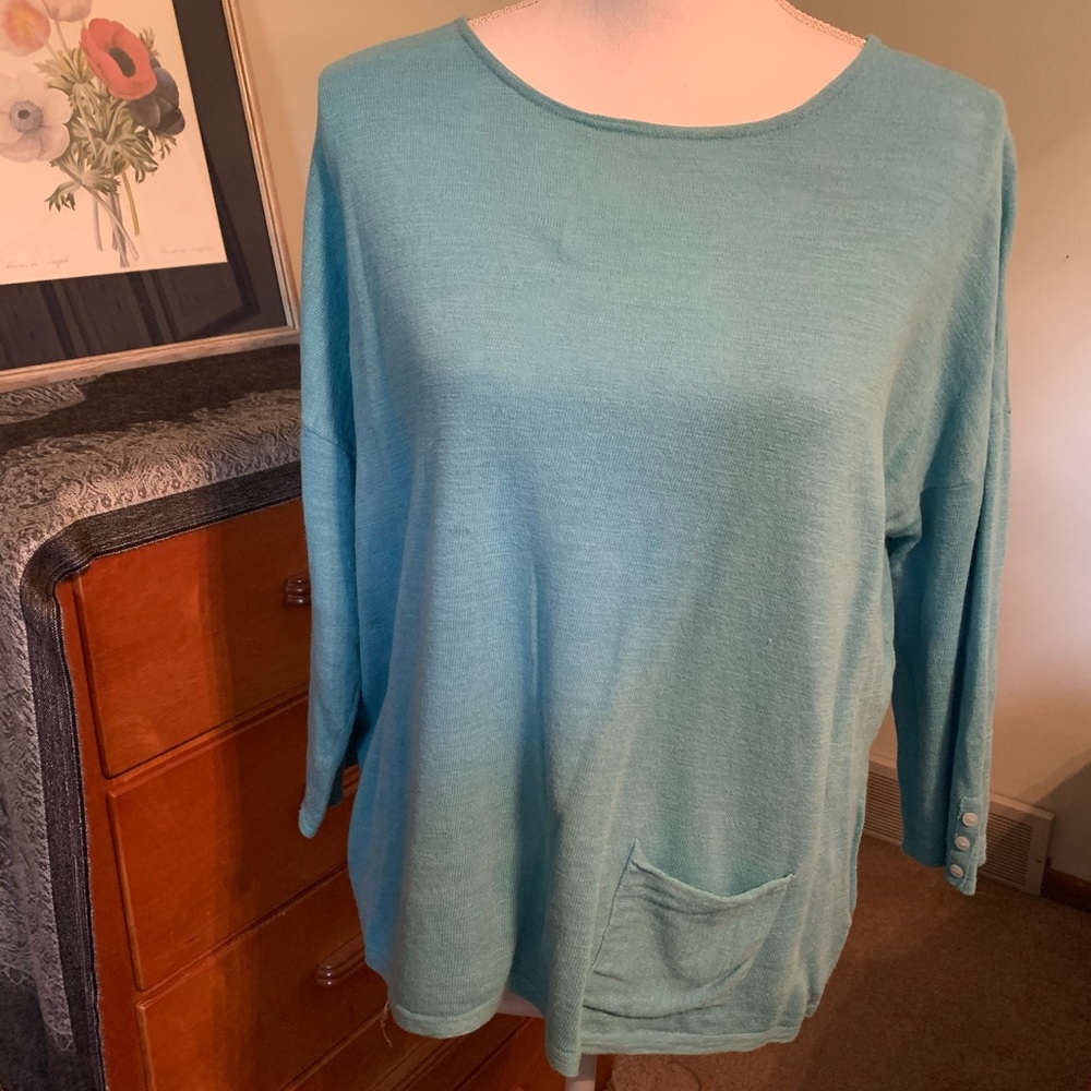 J. Jill Long-Sleeved Shirt: Medium